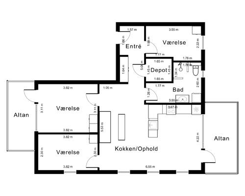 4 værelses lejlighed i Farum