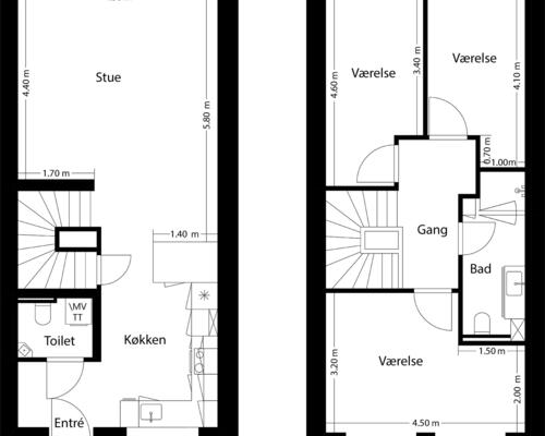 4 værelses hus i Vejle