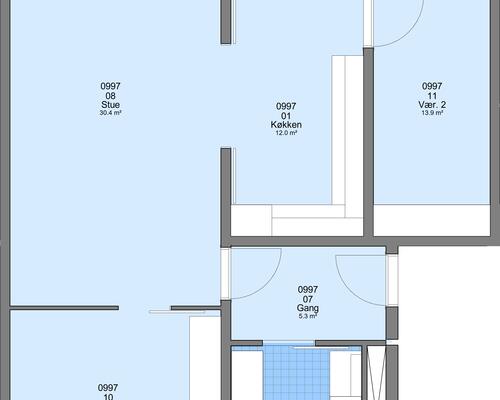 3 værelses lejlighed i Frederikshavn