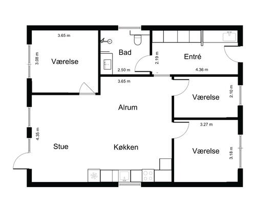 4 værelses hus i Hjortshøj
