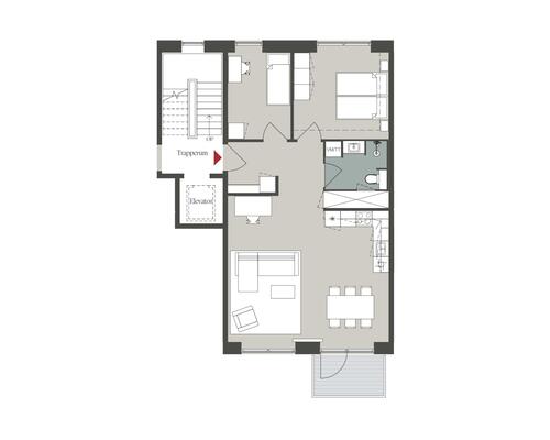 3 værelses lejlighed i Rødovre