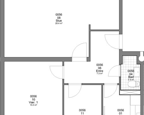 3 værelses lejlighed i Varde