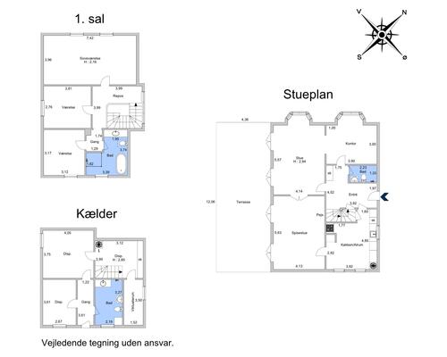 6 værelses hus i Charlottenlund