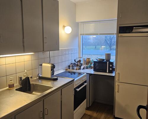 Hyggelig lejlighed,  med god beliggenhed. 