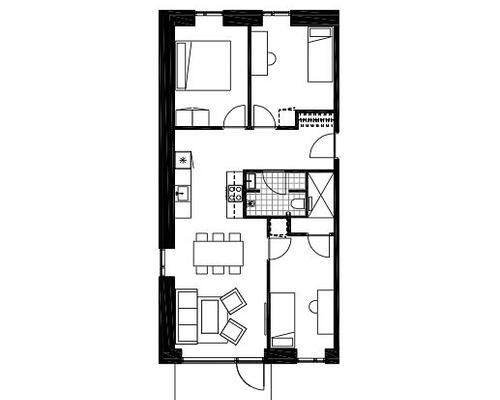 Spritny og lækker lejlighed i Sporbyen