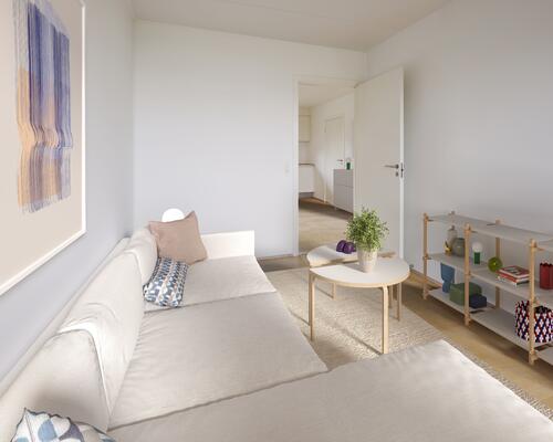 Skøn 3-værelses i Viby med stor terrasse