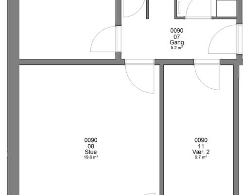 3 værelses lejlighed i Haderslev