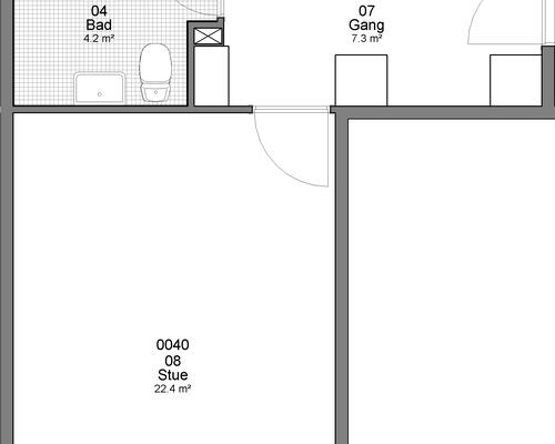 2 værelses lejlighed i Haderslev