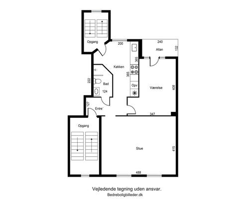 2 værelses lejlighed i Esbjerg
