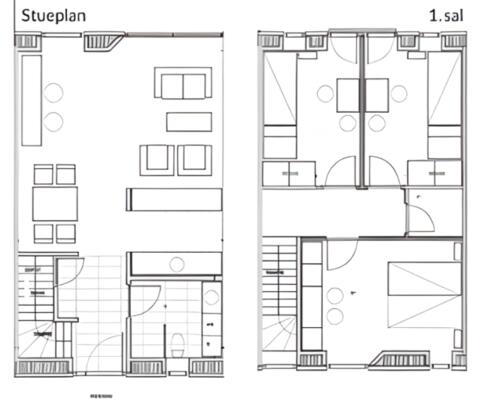 Nyere 4 værelses rækkehus udlejes i Højbjerg.