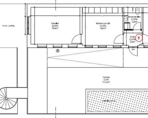 3 værelses lejlighed i Århus C