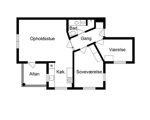 3 værelses lejlighed i Århus C