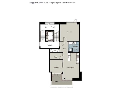 3 værelses lejlighed i Rødovre