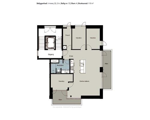 4 værelses lejlighed i Rødovre