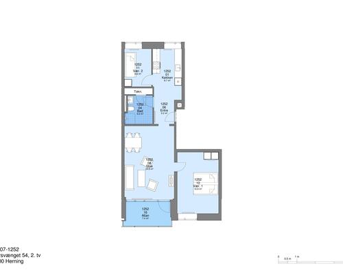 3 værelses lejlighed i Herning