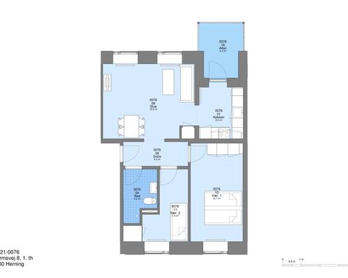 3 værelses lejlighed i Herning