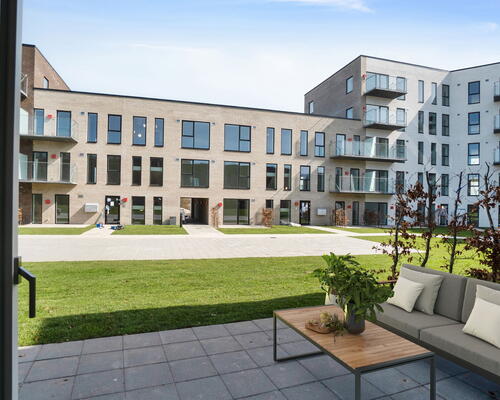 Egedal Stationsby - Stor 2 vær. på hele 89m2 med 2 private terrasser og fantastisk grøn udsigt