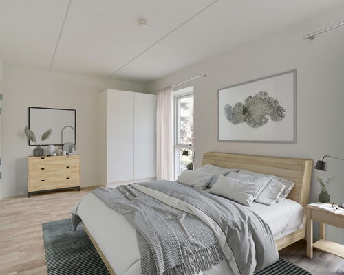 Egedal Stationsby - Stor 2 vær. på hele 89m2 med 2 private terrasser og fantastisk grøn udsigt