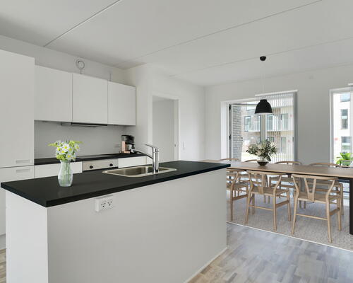 Egedal Stationsby - Stor 2 vær. på hele 89m2 med 2 private terrasser og fantastisk grøn udsigt