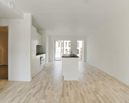 Egedal Stationsby - Stor 2 vær. på hele 89m2 med 2 private terrasser og fantastisk grøn udsigt