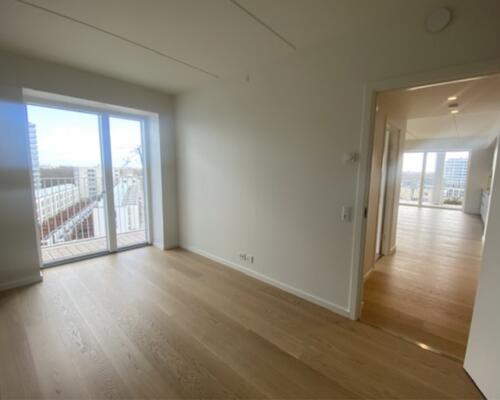 Skøn udsigtslejlighed i det ikoniske Sirius Tårn