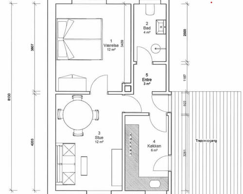 2 værelses lejlighed i Odense C
