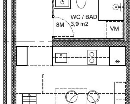 2 værelses lejlighed i Frederikssund