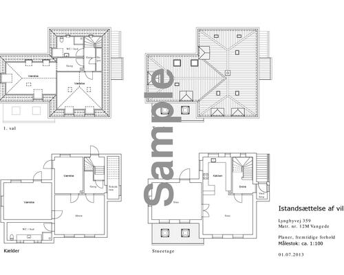 6 værelses hus i Gentofte