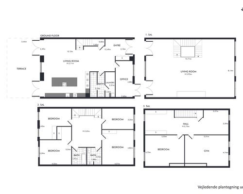 Eksklusivt rækkehus på Holmen