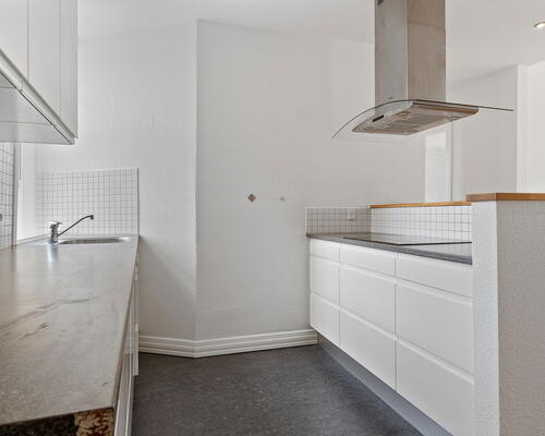 Stor, lys 4-værelses på 147 m2 med to altaner, karnap og kig til vandet – midt i byen