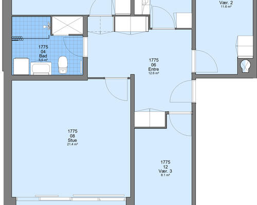 5 værelses lejlighed i Esbjerg Ø