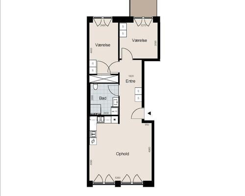 3 værelses lejlighed i Hillerød