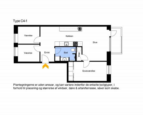 4 værelses lejlighed i Åbyhøj