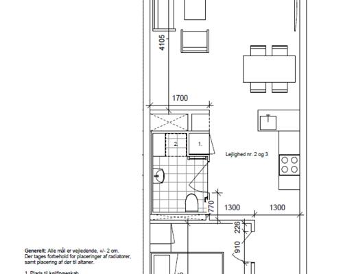 2 værelses lejlighed i Frederikssund