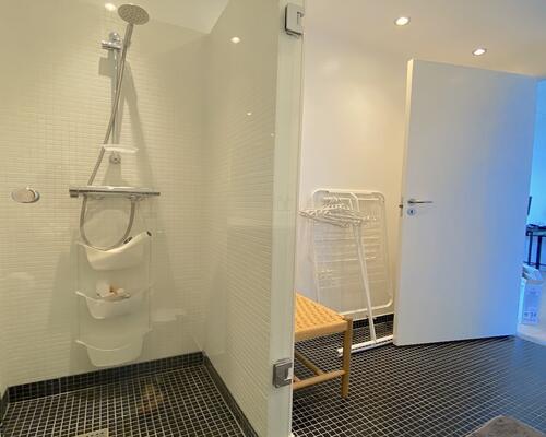 Skøn lys penthouse i to plan