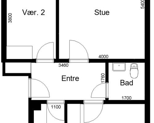 3 værelses lejlighed i Skive