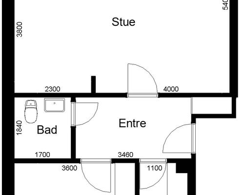 2 værelses lejlighed i Skive