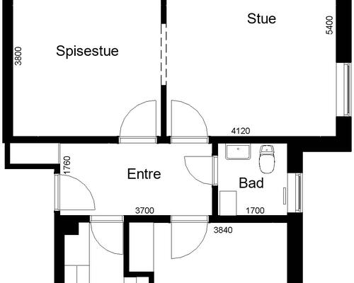 3 værelses lejlighed i Skive