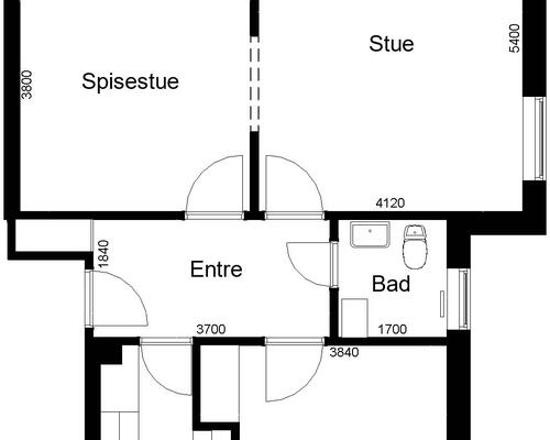 3 værelses lejlighed i Skive