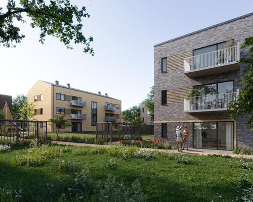 Skøn og lækker 4-værelses lejlighed med terrasse