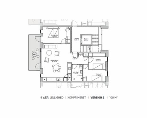 Dejlig 4-værelses i Hasseris Enge