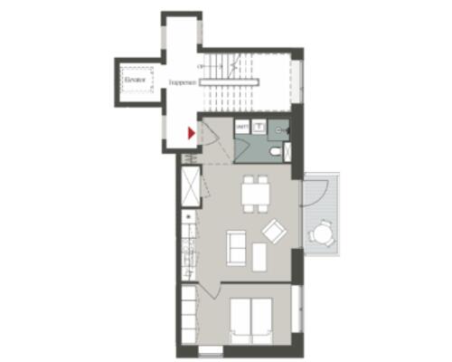 Skøn og lækker 2-værelses lejlighed med altan