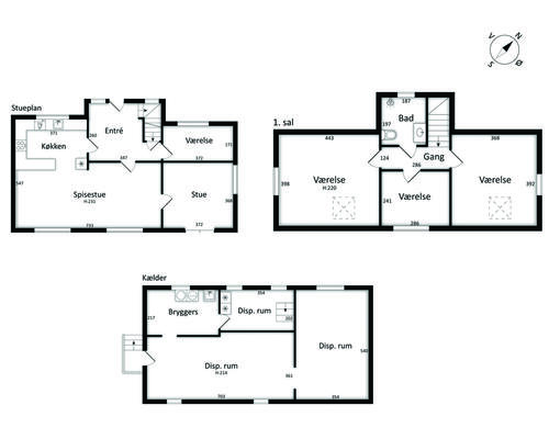 5 værelses hus i Vedbæk