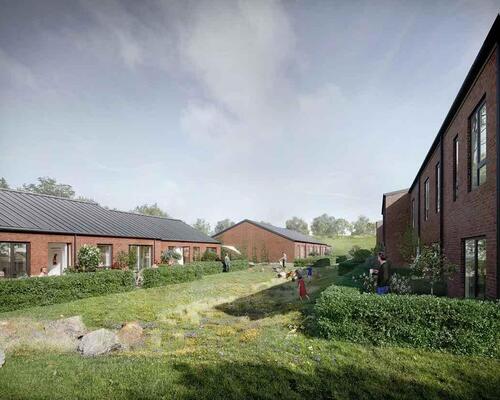 3-værelses rækkehus med egen terrasse. Obs. alle billeder, plantegninger og visualiseringer er vejledende.