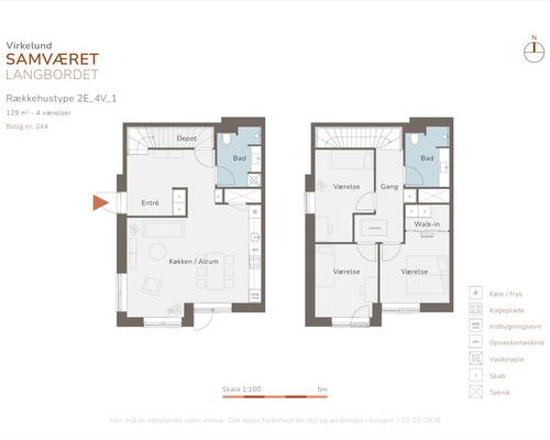 4 værelses lejlighed i Albertslund