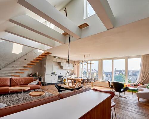 Eksklusiv penthouse lejlighed med privat tagterrasse | København Ø