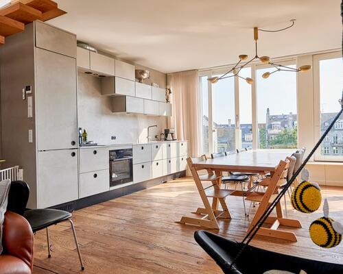 Eksklusiv penthouse lejlighed med privat tagterrasse | København Ø