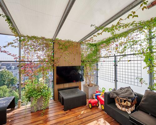 Eksklusiv penthouse lejlighed med privat tagterrasse | København Ø