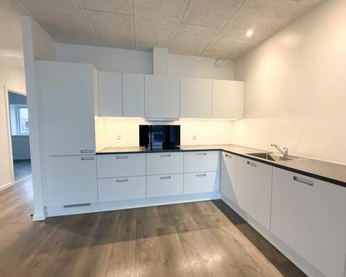 Lys og nyere 4-værelses lejlighed i Randers NV