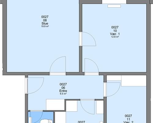 3 værelses lejlighed i Viborg